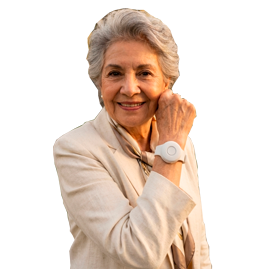 Pulsera con botón de pánico para adultos mayores